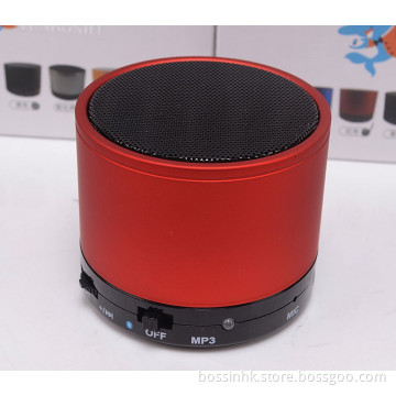 Portable Metal Cylinder Bluetooth/Wireless Speaker S10 with TF MP3 (Bn-116)